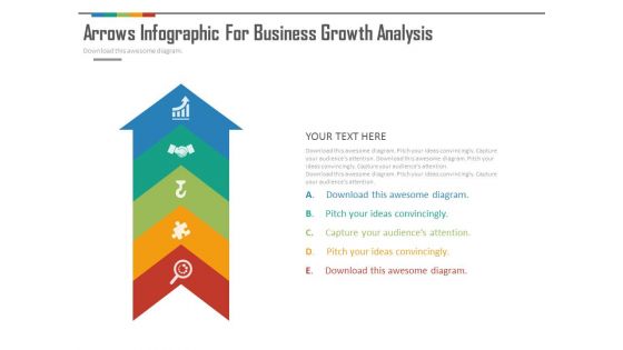 Arrow Infographics For Strategic Analysis Powerpoint Slides