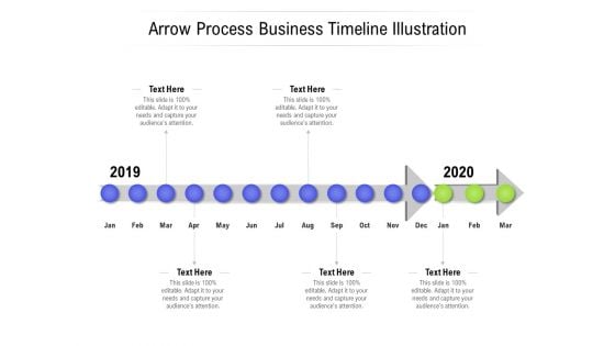 Arrow Process Business Timeline Illustration Ppt PowerPoint Presentation Portfolio Display PDF