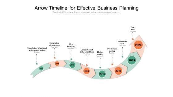 Arrow Timeline For Effective Business Planning Ppt PowerPoint Presentation Pictures PDF Arrow Timeline For Effective Business Planning Ppt PowerPoint Presentation Pictures PDF