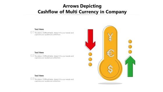 Arrows Depicting Cashflow Of Multi Currency In Company Ppt PowerPoint Presentation File Gridlines PDF