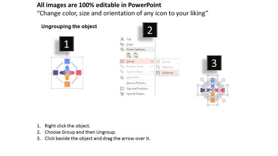 Arrows Flow Modern Tags Diagram Powerpoint Template