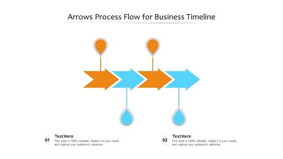 Arrows Process Flow For Business Timeline Ppt PowerPoint Presentation File Portrait PDF