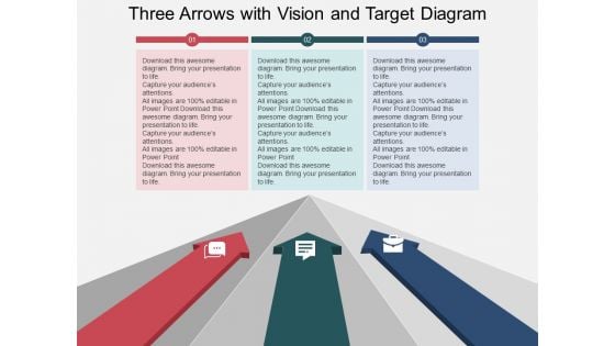 Arrows Target Free PowerPoint Diagram