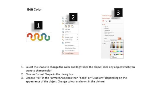 Arrows With Icons Of Target Tweet Search Options Powerpoint Templates