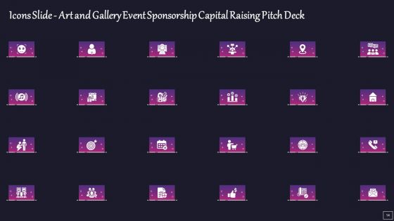 Art And Gallery Event Sponsorship Capital Raising Pitch Deck Ppt Template Ppt PowerPoint Presentation Complete Deck With Slides