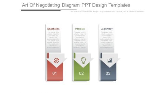 Art Of Negotiating Diagram Ppt Design Templates