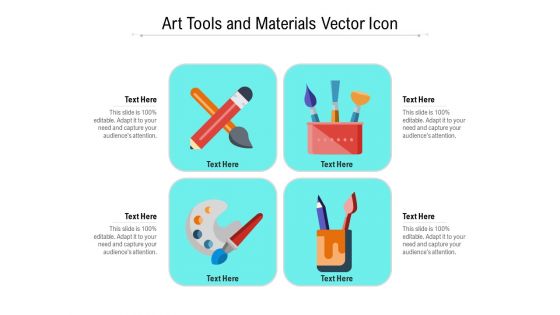 Art Tools And Materials Vector Icon Ppt PowerPoint Presentation File Portrait PDF