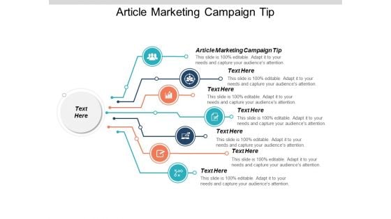 Article Marketing Campaign Tip Ppt PowerPoint Presentation Portfolio Cpb
