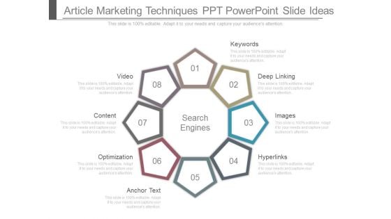 Article Marketing Techniques Ppt Powerpoint Slide Ideas