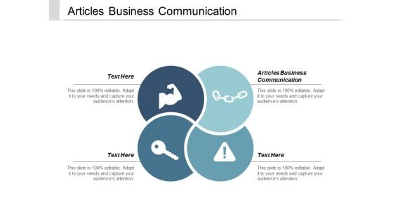 Articles Business Communication Ppt Powerpoint Presentation Gallery Guidelines Cpb