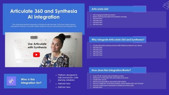 Articulate 360 And Synthesia AI Integration Professional PDF