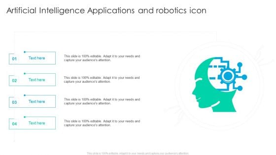 Artificial Intelligence Applications And Robotics Icon Topics PDF