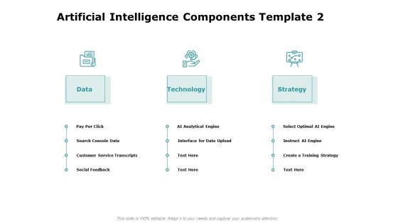 Artificial Intelligence Components Engine Ppt Model Clipart PDF