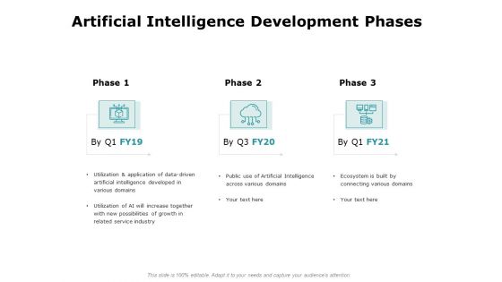 Artificial Intelligence Development Phases Ppt Infographic Template Introduction PDF