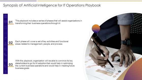 Artificial Intelligence For IT Operations Playbook Synopsis Of Artificial Intelligence For IT Operations Playbook Professional PDF