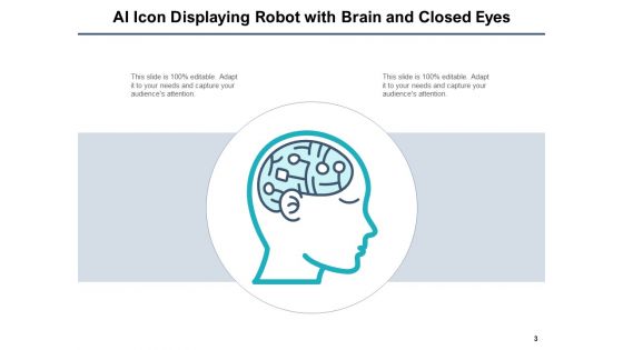 Artificial Intelligence Icon Brain Gear Ppt PowerPoint Presentation Complete Deck