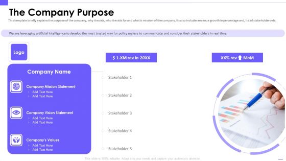 Artificial Intelligence Investor The Company Purpose Information PDF