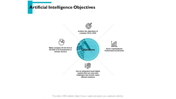 Artificial Intelligence Objectives Ppt PowerPoint Presentation Show Graphics Design