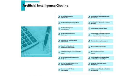 Artificial Intelligence Outline Ppt PowerPoint Presentation Pictures Ideas