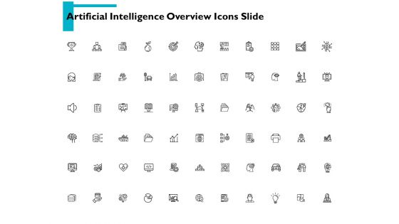 Artificial Intelligence Overview Icons Slide Checklist Ppt PowerPoint Presentation Icon Outfit