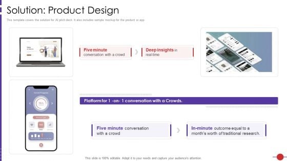 Artificial Intelligence Platform Solution Product Design Ppt Gallery Gridlines PDF Artificial Intelligence Platform Solution Product Design Ppt Gallery Gridlines PDF