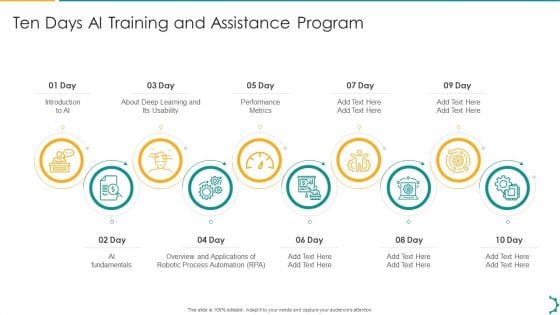Artificial Intelligence Playbook Ten Days Ai Training And Assistance Program Structure PDF Artificial Intelligence Playbook Ten Days Ai Training And Assistance Program Structure PDF