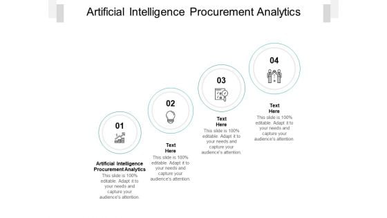 Artificial Intelligence Procurement Analytics Ppt PowerPoint Presentation Styles Example Introduction Cpb Pdf