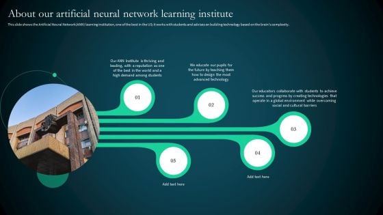 Artificial Reural Network Ann Computational Model About Our Artificial Neural Network Learning Institute Summary PDF