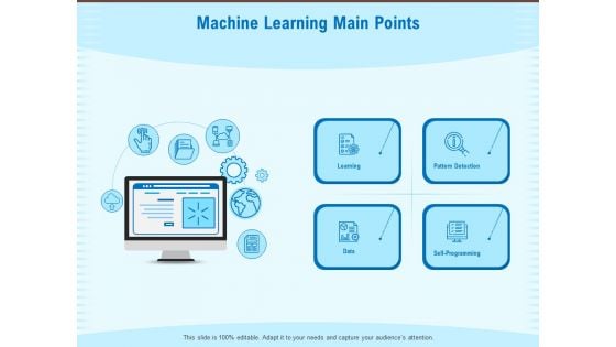 Artificial Surveillance Machine Learning Main Points Ppt PowerPoint Presentation Styles Display PDF