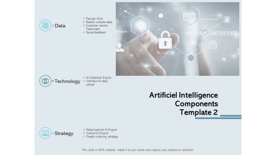 Artificiel Intelligence Components Template Data Ppt PowerPoint Presentation Outline Graphic Images