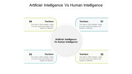 Artificiel Intelligence Vs Human Intelligence Ppt PowerPoint Presentation Gallery Smartart Cpb