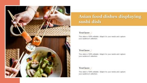 Asian Food Dishes Displaying Sushi Dish Icons PDF