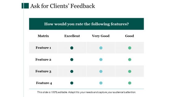 Ask For Clients Feedback Ppt PowerPoint Presentation Gallery Picture