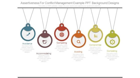 Assertiveness For Conflict Management Example Ppt Background Designs