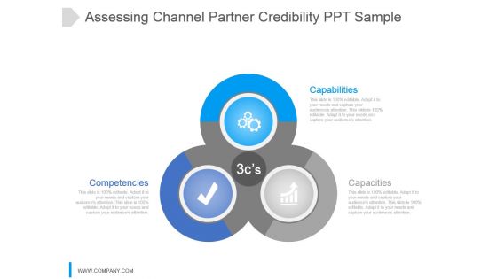 Assessing Channel Partner Credibility Ppt Sample