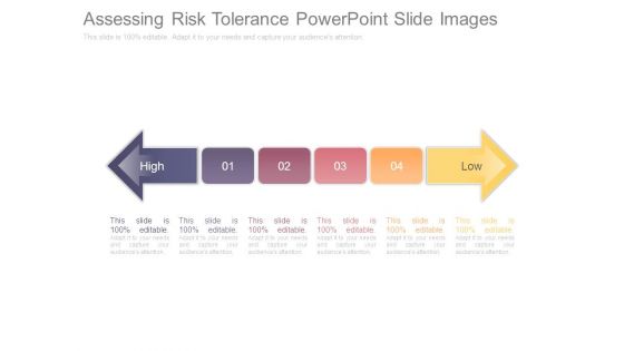 Assessing Risk Tolerance Powerpoint Slide Images