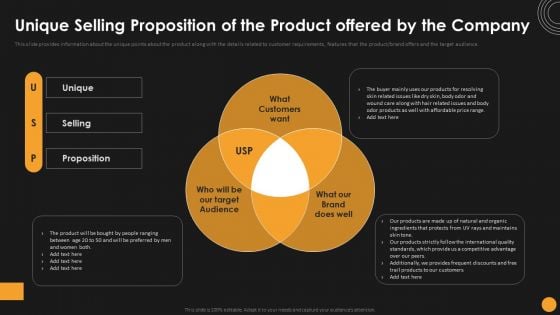 Assessing Startup Funding Channels Unique Selling Proposition Of The Product Offered Microsoft PDF