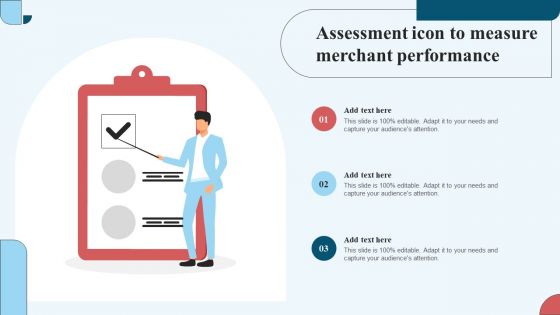 Assessment Icon To Measure Merchant Performance Download PDF