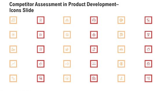 Assessment In Product Development Icons Slide Infographics PDF