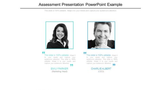 Assessment Presentation Powerpoint Example