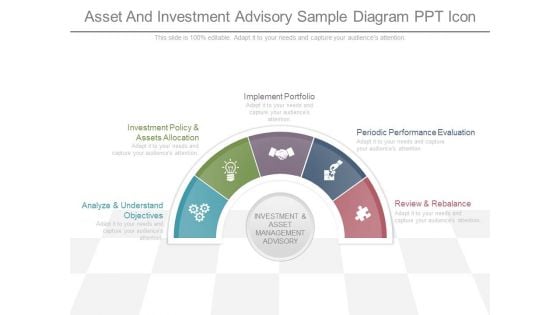 Asset And Investment Advisory Sample Diagram Ppt Icon