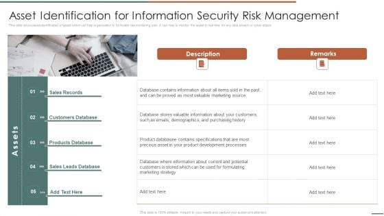 Asset Identification For Information Security Risk Management Topics PDF