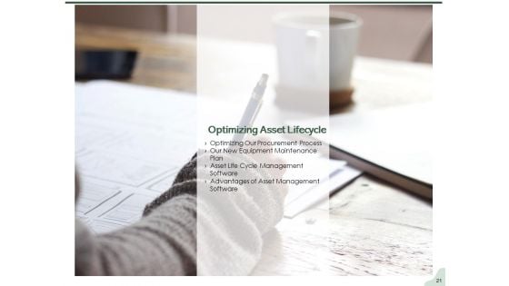 Asset Management Lifecycle Optimization And Procurement Ppt PowerPoint Presentation Complete Deck With Slides
