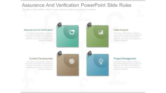 Assurance And Verification Powerpoint Slide Rules