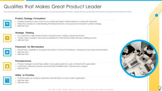 Assuring Management In Product Innovation To Enhance Processes Qualities That Makes Great Product Leader Summary PDF