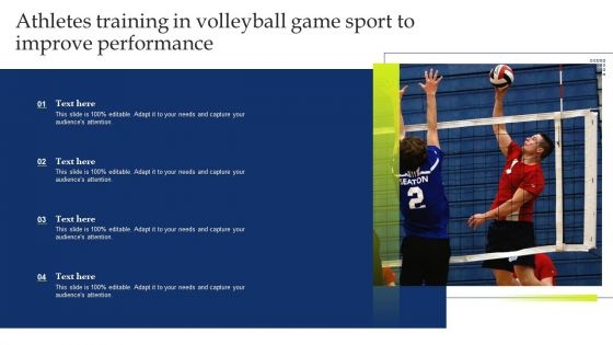 Athletes Training In Volleyball Game Sport To Improve Performance Graphics PDF