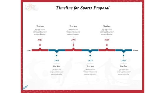 Athletics Sponsorship Timeline For Sports Proposal Ppt PowerPoint Presentation Outline Show PDF