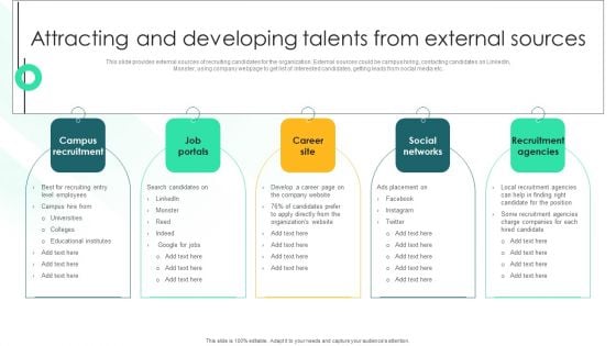 Attracting And Developing Talents From External Sources Microsoft PDF