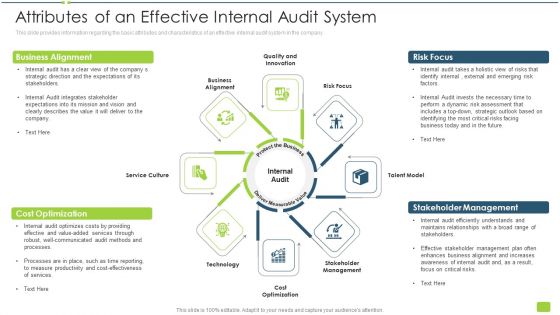 Attributes Of An Effective Internal Audit System Ppt Ideas PDF