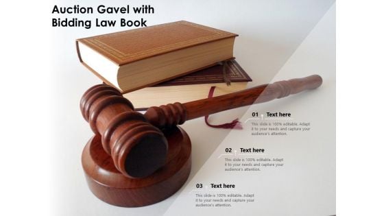 Auction Gavel With Bidding Law Book Ppt PowerPoint Presentation Infographics Graphics Design PDF